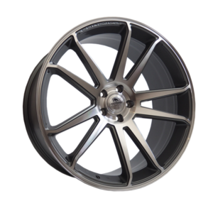 Forzza Solo 10,5×22 5×112 Grey Face Machined